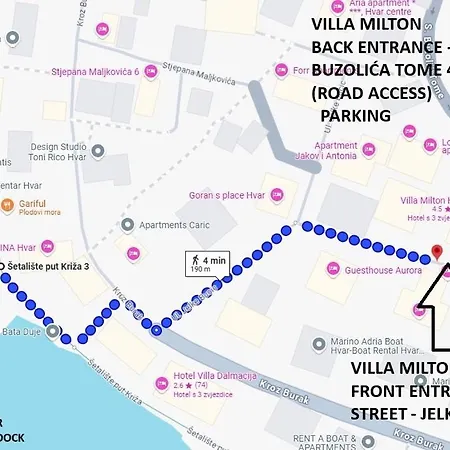 شقة Milton Luxe Hvar